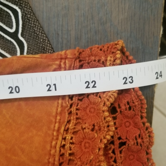 SOLD——-Altar'd State Tunic with floral embroidered trim - Picture 5 of 5